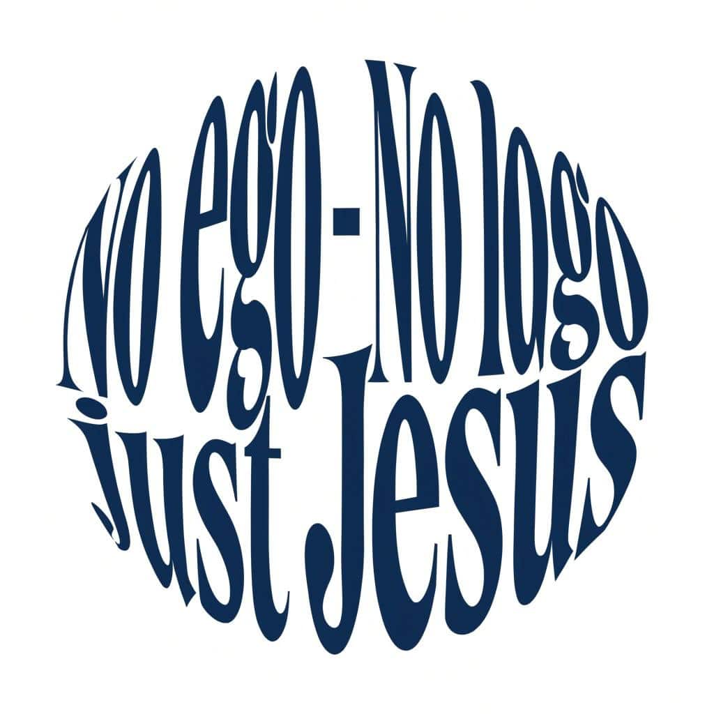 No Ego – No Logo – Just Jesus