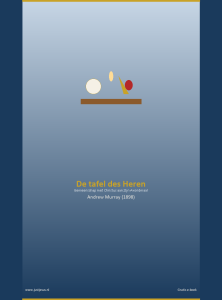 De tafel des Heren